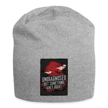 Not diagnosed, but something is wrong - Jersey Beanie - heather grey - Front