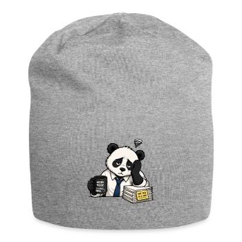 WORK_MODE_LOADING - Jersey Beanie - heather grey - Front