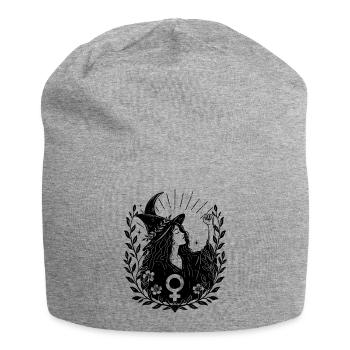 Indomptéee - Bonnet en jersey - gris chiné - Devant