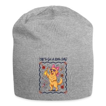 Je pars faire un peu la folie - Bonnet en jersey - gris chiné - Devant