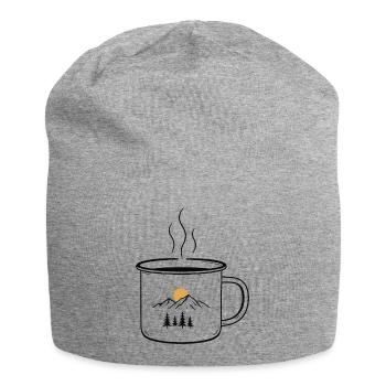 Montagnes Coffee Cup - Bonnet en jersey - gris chiné - Devant