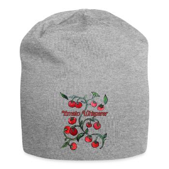 Le Chuchoteur de Tomates - Bonnet en jersey - gris chiné - Devant