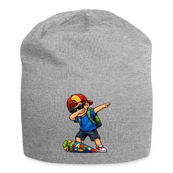 Dab ABC Sagittaire (brune) - Bonnet en jersey - gris chiné - Devant
