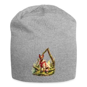 Pinscher Forest Explorer Dog - Jersey Beanie - heather grey - Front
