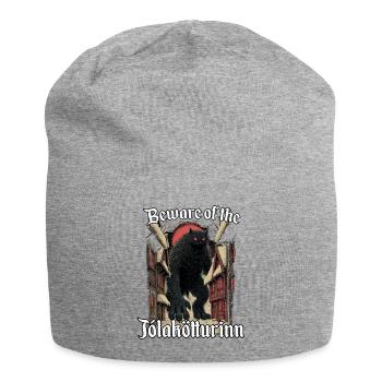 Jólakötturinn Chat de Noël Islandais - Bonnet en jersey - gris chiné - Devant