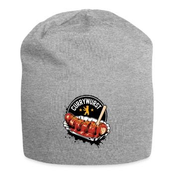 Currywurst Berlin - Jersey-Beanie - Grau meliert - Vorne