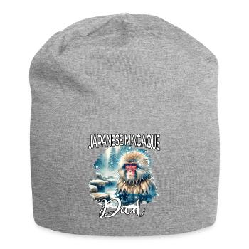Japanmakak Papa - Jersey-Beanie - Grau meliert - Vorne