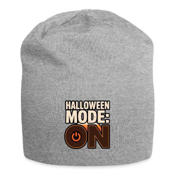 Lustiges Halloween – Halloween-Modus an - Jersey-Beanie - Grau meliert - Vorne