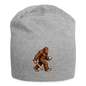 Baseball Bigfoot Sasquatch Lustiger Bigfoot Baseba - Jersey-Beanie - Grau meliert - Vorne