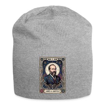 James A Tarotkarte - Jersey-Beanie - Grau meliert - Vorne