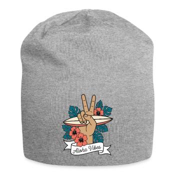 Aloha Vibes Surfen Peace Hand Hawaii - Jersey-Beanie - Grau meliert - Vorne