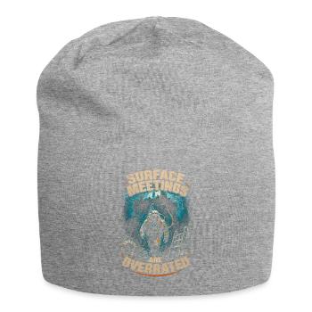 Berufstaucher Industrietaucher - Jersey-Beanie - Grau meliert - Vorne