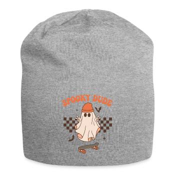 Spooky Doodle Ghost Skateboard - Jersey-Beanie - Grau meliert - Vorne