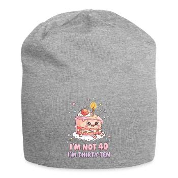 I'm not 40 Im 30 Ten Birthday - Jersey-Beanie - Grau meliert - Vorne