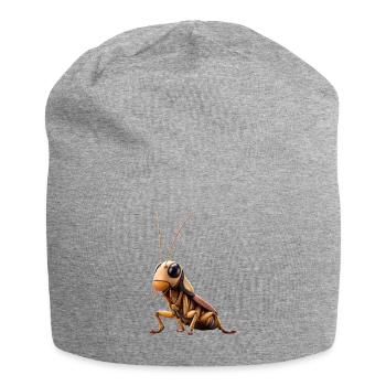 Kakerlake Küchenschabe Insekten Schabe Kakerlaken - Jersey-Beanie - Grau meliert - Vorne