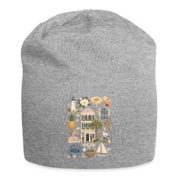 Charleston | Southern, Coast & Charm - Jersey Beanie - heather grey - Front