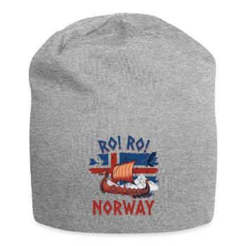 Vikingrausch Norway Sailing Ship - Jersey Beanie - heather grey - Front