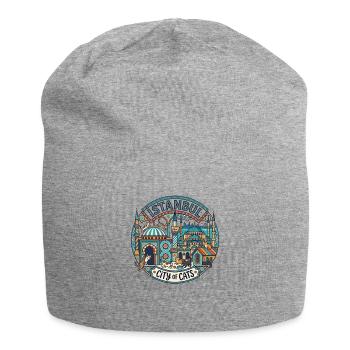 Istanbul Turkey Cats - Jersey Beanie - heather grey - Front
