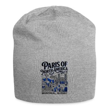 Paris Of North America Montreal Quebec - Jersey Beanie - heather grey - Front