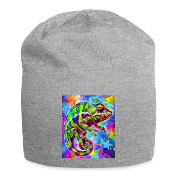 chameleon - Jersey Beanie - heather grey - Front