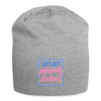 Let's professionally developed - Jersey Beanie - heather grey - Front