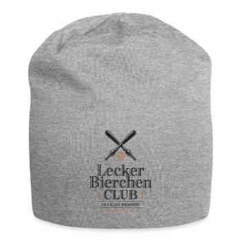 Lecker Bierchen Club Bier Spruch JGA Malle Bier - Jersey-Beanie - Grau meliert - Vorne