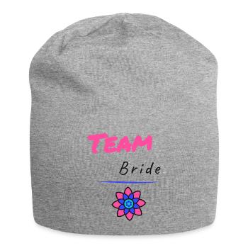 Bachelorette party. BRIDE. TEAM. TEAM MARIEE. BRIDE-TO-BE - Jersey Beanie - heather grey - Front