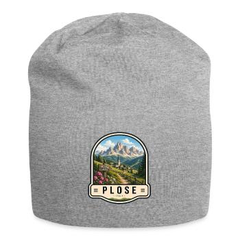 Plose Dolomites Italy Vintage Tour - Jersey Beanie - heather grey - Front