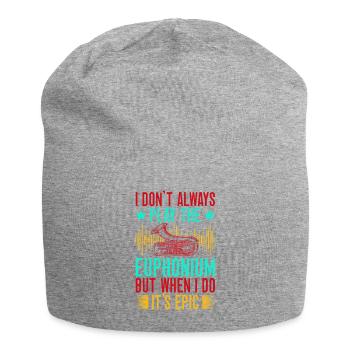 Euphonium I Don ́t Always Play When I Do It ́s Epic - Jersey Beanie - heather grey - Front