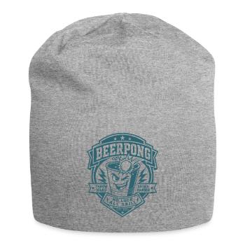 Beer Pong - Jersey-Beanie - Grau meliert - Vorne