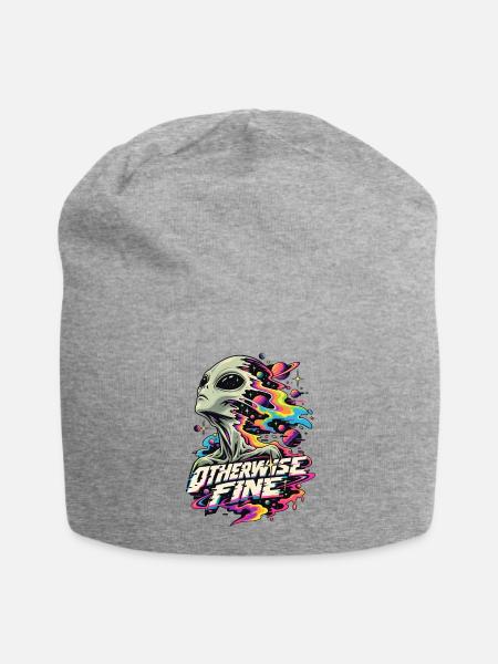 Alien Cosmic Flux - Jersey-Beanie - Grau meliert