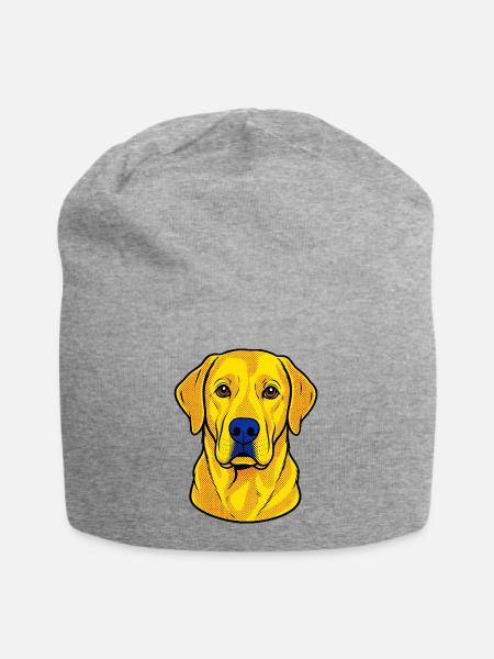 Labrador - Jersey-Beanie - Grau meliert