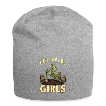 Girls Will Be Girls – Praying Mantis Graveyard - Jersey-Beanie - Grau meliert - Vorne