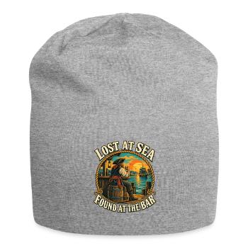 Auf See verloren an der Bar gefunden - Jersey-Beanie - Grau meliert - Vorne