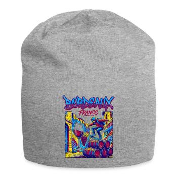 Bordeaux France Urban Skateboarding Wine Culture - Jersey-Beanie - Grau meliert - Vorne