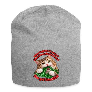 Tinselitis - Jersey-Beanie - Grau meliert - Vorne