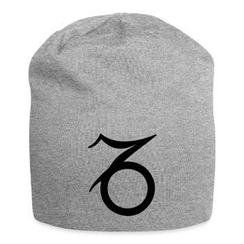 Zodiac Capricorn Design – The Sign of Capricorn - Jersey Beanie - heather grey - Front