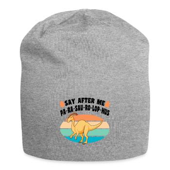 Dino - Jersey-Beanie - Grau meliert - Vorne
