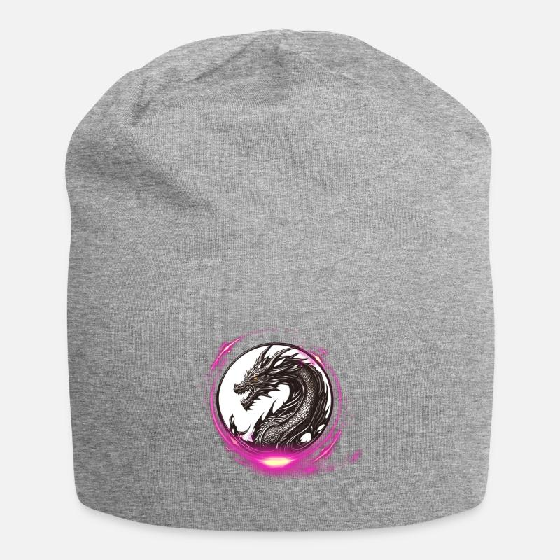 dragon - Jersey-Beanie - Grau meliert