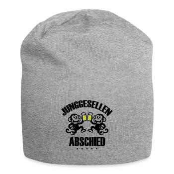 Junggesellenabschied Party Affen - Jersey-Beanie - Grau meliert - Vorne