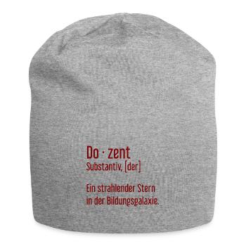 Dozent Dozenten Schule Pädagoge Unterricht - Jersey-Beanie - Grau meliert - Vorne