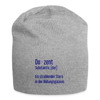 Dozent Dozenten Schule Pädagoge Unterricht - Jersey-Beanie - Grau meliert - Vorne