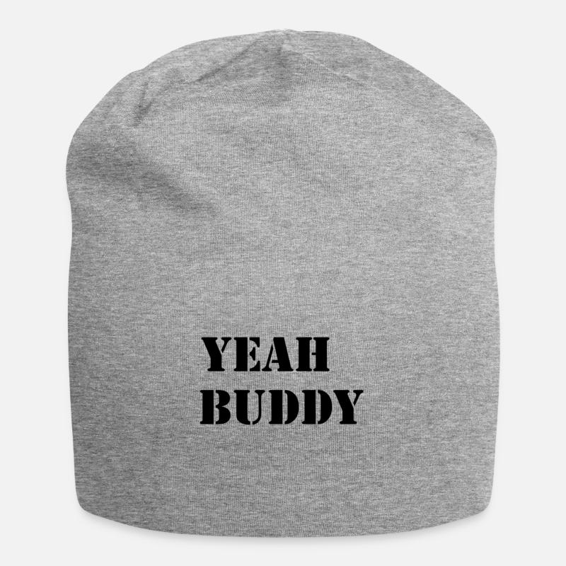 yeah buddy von ronnie coleman - Jersey-Beanie - Grau meliert