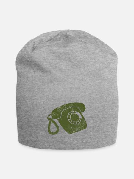 Generation Wählscheibe Festnetz Telefon - Jersey-Beanie - Grau meliert