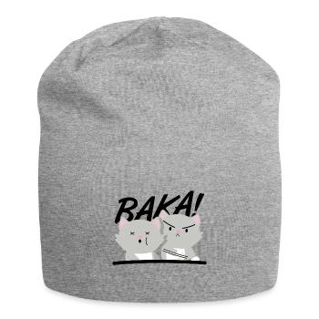 Anime - Jersey-Beanie - Grau meliert - Vorne