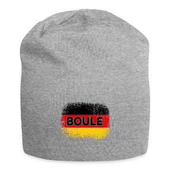 Boule Deutschland Fahne Pétanque Spieler - Jersey-Beanie - Grau meliert - Vorne