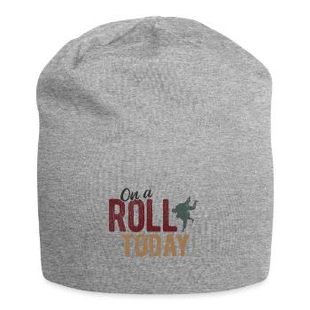 BJJ Jiu Jitsu - Jersey-Beanie - Grau meliert - Vorne