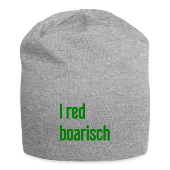 I red boarisch - Jersey-Beanie - Grau meliert - Vorne