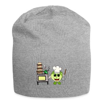 chou cuisinier cuisiniers cuisinier cuisinier hôte cuisine - Bonnet en jersey - gris chiné - Devant