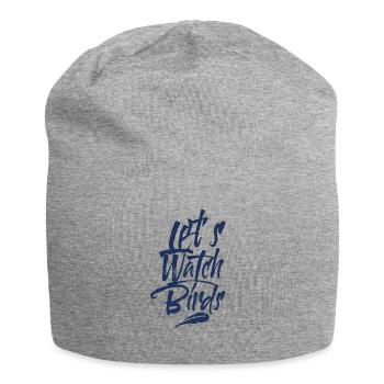 Observing Ornithology Ornithologist Bird Birds - Jersey Beanie - heather grey - Front
